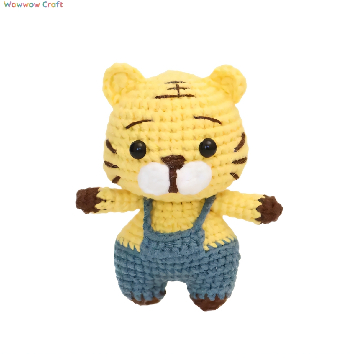 Cute Handmade Crocheted Little Tiger Doll - Hand-Crochet Doll
