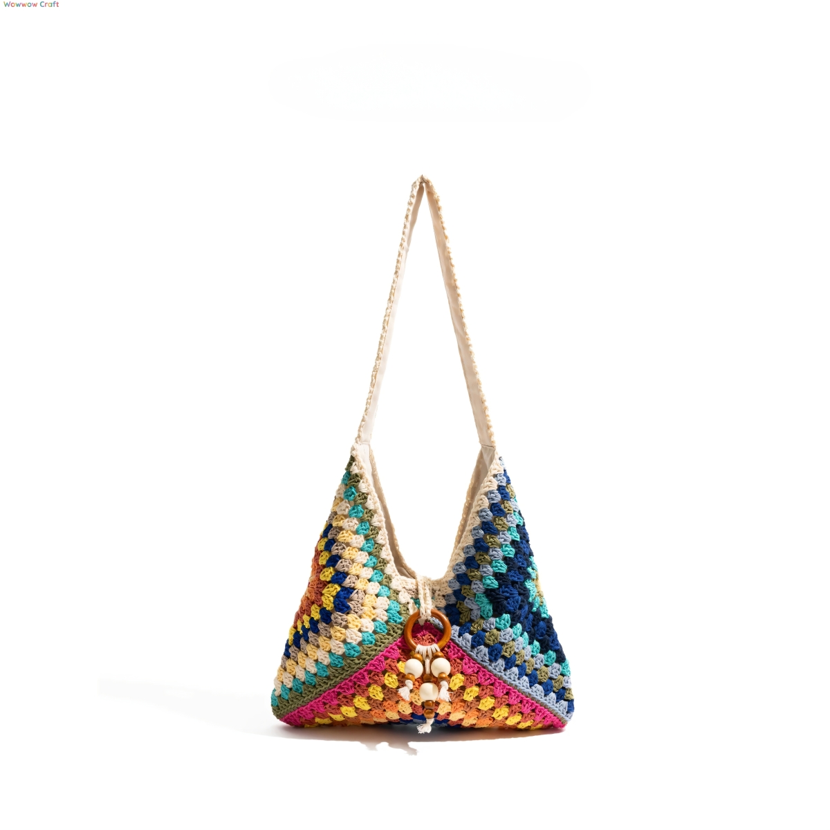 Colorful Handmade Crochet Bag - Crochet Shoulder Bag